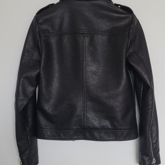 Monk & Lou Vegan Leather Moto Jacket - Picture 6 of 6